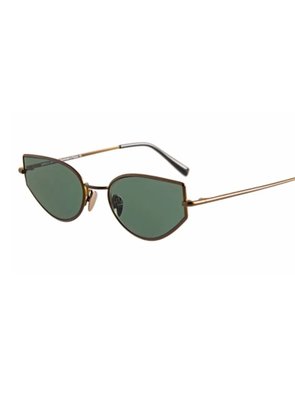 Danielle Rattray Lowe Sunglasses in Matte Khaki/Green
